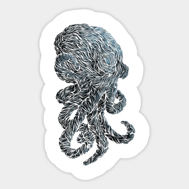 Cthulhu Draw Sticker by Axseru